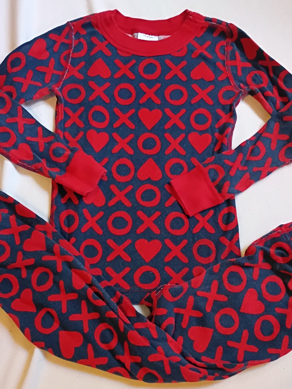 Hanna Andersson XO With Hearts Pajama Set